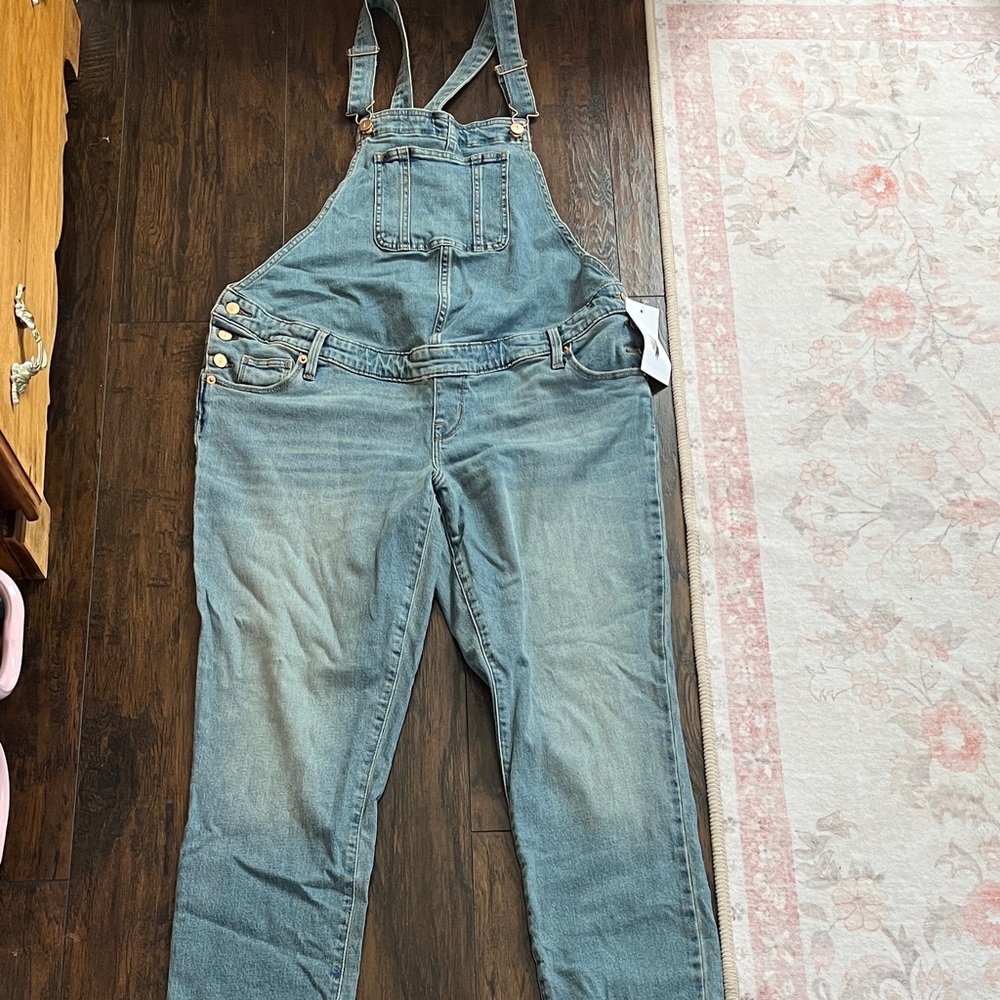 Classic Women's Denim Overalls - Light Blue